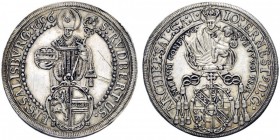 MONETE ESTERE 
 Austria 
 Salisburgo. Giovanni Ernesto Arcivescovo, 1687-1709. Tallero 1696, AR 29,36 g. Davenport 3510.
 Graffietti nel campo, alt...