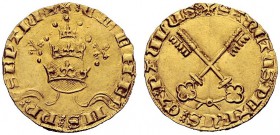 UNA PRESTIGIOSA COLLEZIONE DI MONETE DEI ROMANI PONTEFICI 
 Clemente VII antipapa (Robert dei Conti del Genévois), 1378 – 1394 
 Avignone. Fiorino d...