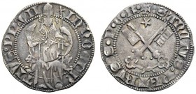 UNA PRESTIGIOSA COLLEZIONE DI MONETE DEI ROMANI PONTEFICI 
 Innocenzo VII (Cosimo Migliorati), 1404 – 1406 
 Grosso, AR 2,51 g. INNOCEN – TIVS PP VI...