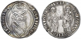 UNA PRESTIGIOSA COLLEZIONE DI MONETE DEI ROMANI PONTEFICI 
 Eugenio IV (Gabriele Condulmer), 1431 – 1447 
 Grosso, AV 3,94 g. **·EVGENIVS· – ·PP·QVA...