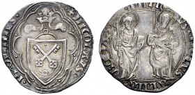 UNA PRESTIGIOSA COLLEZIONE DI MONETE DEI ROMANI PONTEFICI 
 Nicolò V (Tommaso Parentucelli), 1447 – 1455 
 Grosso, AR 4,00 g. **NICOLAVS· – PP·QVINT...