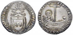 UNA PRESTIGIOSA COLLEZIONE DI MONETE DEI ROMANI PONTEFICI 
 Callisto III (Alonso de Borja), 1455 – 1458 
 Grosso, AR 3,77 g. *·CALISTVS· – ·PP·TERTI...