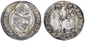 UNA PRESTIGIOSA COLLEZIONE DI MONETE DEI ROMANI PONTEFICI 
 Paolo II (Pietro Barbo), 1464 – 1471 
 Grosso, AR 3,86 g. ·PAVLVS·PP· – ·SECVNDVS· Stemm...