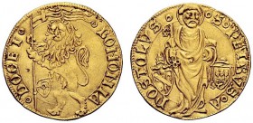 UNA PRESTIGIOSA COLLEZIONE DI MONETE DEI ROMANI PONTEFICI 
 Paolo II (Pietro Barbo), 1464 – 1471 
 Bologna. Ducato, AV 3,40 g. •BONONIA – •DOCET• Le...
