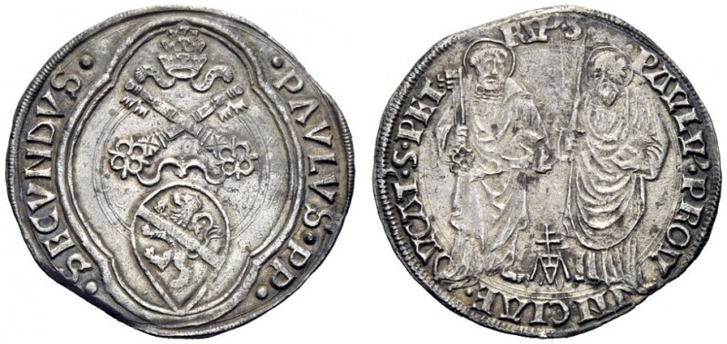 UNA PRESTIGIOSA COLLEZIONE DI MONETE DEI ROMANI PONTEFICI 
 Paolo II (Pietro Ba...