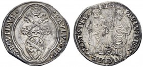 UNA PRESTIGIOSA COLLEZIONE DI MONETE DEI ROMANI PONTEFICI 
 Paolo II (Pietro Barbo), 1464 – 1471 
 Spoleto. Grosso, AR 3,71 g. ·PAVLVS·PP· – ·SECVND...