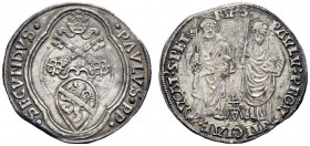 UNA PRESTIGIOSA COLLEZIONE DI MONETE DEI ROMANI PONTEFICI 
 Paolo II (Pietro Barbo), 1464 – 1471 
 Spoleto. Grosso, AR 3,71 g. ·PAVLVS·PP· – ·SECVND...