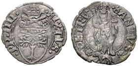 UNA PRESTIGIOSA COLLEZIONE DI MONETE DEI ROMANI PONTEFICI 
 Sisto IV (Francesco della Rovere), 1471 – 1484 
 Viterbo. Quattrino, Mist. 0,87 g. ·SIXT...