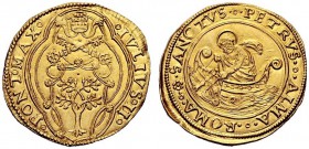 UNA PRESTIGIOSA COLLEZIONE DI MONETE DEI ROMANI PONTEFICI 
 Giulio II (Giuliano della Rovere), 1503 – 1513 
 Doppio fiorino di camera, AV 6,78 g. •I...