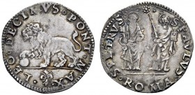 UNA PRESTIGIOSA COLLEZIONE DI MONETE DEI ROMANI PONTEFICI 
 Leone X (Giovanni de’Medici), 1513 – 1521 
 Giulio, AR 3,76 g. LEO DECIMVS PONT MAX Leon...
