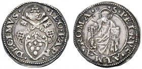 UNA PRESTIGIOSA COLLEZIONE DI MONETE DEI ROMANI PONTEFICI 
 Leone X (Giovanni de’Medici), 1513 – 1521 
 Quarto di giulio, AR 0,92 g. LEO PAPA – DECI...