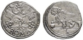 UNA PRESTIGIOSA COLLEZIONE DI MONETE DEI ROMANI PONTEFICI 
 Leone X (Giovanni de’Medici), 1513 – 1521 
 Quattrino, Mist. 0,66 g. Leone passante a s....