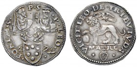 UNA PRESTIGIOSA COLLEZIONE DI MONETE DEI ROMANI PONTEFICI 
 Leone X (Giovanni de’Medici), 1513 – 1521 
 Ancona. Giulio, AR 3,87 g. LEO X – PONT M St...