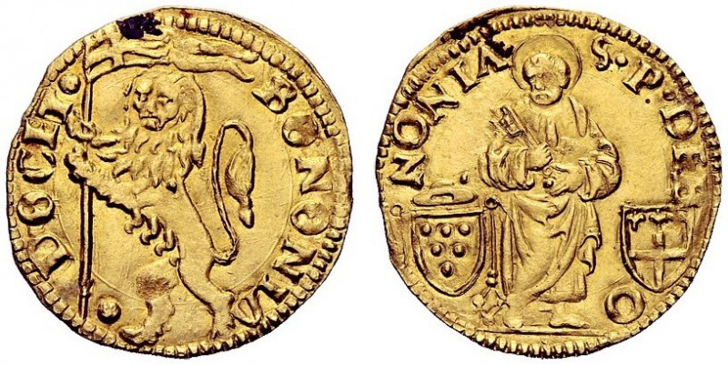 UNA PRESTIGIOSA COLLEZIONE DI MONETE DEI ROMANI PONTEFICI 
 Leone X (Giovanni d...