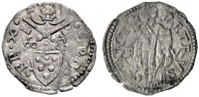 UNA PRESTIGIOSA COLLEZIONE DI MONETE DEI ROMANI PONTEFICI 
 Leone X (Giovanni de’Medici), 1513 – 1521 
 Foligno. Quattrino, Mist. 0,56 g. LEO – PP X...