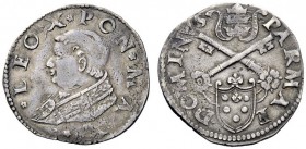 UNA PRESTIGIOSA COLLEZIONE DI MONETE DEI ROMANI PONTEFICI 
 Leone X (Giovanni de’Medici), 1513 – 1521 
 Parma. Giulio, AR 3,75 g. LEO X PON MAX Bust...