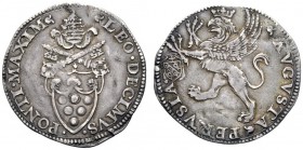 UNA PRESTIGIOSA COLLEZIONE DI MONETE DEI ROMANI PONTEFICI 
 Leone X (Giovanni de’Medici), 1513 – 1521 
 Perugia. Giulio, AR 3,79 g. LEO DECIMVS – PO...