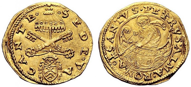 UNA PRESTIGIOSA COLLEZIONE DI MONETE DEI ROMANI PONTEFICI 
 Sede Vacante (Camer...