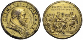 UNA PRESTIGIOSA COLLEZIONE DI MONETE DEI ROMANI PONTEFICI 
 Clemente VII (Giulio de’Medici) 1523 – 1534 
 Medaglia 1531-1532, Æ dorato 30,36 g. (Opu...