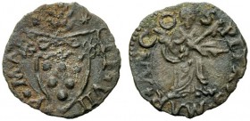 UNA PRESTIGIOSA COLLEZIONE DI MONETE DEI ROMANI PONTEFICI 
 Clemente VII (Giulio de’Medici) 1523 – 1534 
 Ancona. Quattrino, Mist. 0,53 g. CLE VII –...