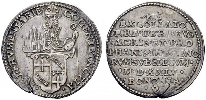 UNA PRESTIGIOSA COLLEZIONE DI MONETE DEI ROMANI PONTEFICI 
 Clemente VII (Giuli...