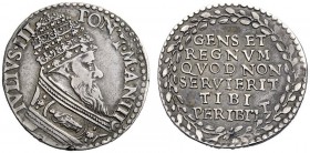 UNA PRESTIGIOSA COLLEZIONE DI MONETE DEI ROMANI PONTEFICI 
 Giulio III (Gian Maria Ciocchi del Monte), 1550 – 1555 
 Quarto di ducato, AR 7,93 g. IV...