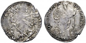 UNA PRESTIGIOSA COLLEZIONE DI MONETE DEI ROMANI PONTEFICI 
 Sisto V (Felice Peretti), 1585 -1590 
 Bologna. Sisto o giulio, AR 3,32 g. SIXTVS V – PO...