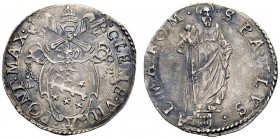 UNA PRESTIGIOSA COLLEZIONE DI MONETE DEI ROMANI PONTEFICI 
 Clemente VIII (Ippolito Aldobrandini), 1592 – 1605 
 Giulio, AR 3,07 g. CLEME VIII – PON...