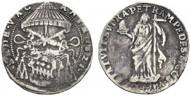 UNA PRESTIGIOSA COLLEZIONE DI MONETE DEI ROMANI PONTEFICI 
 Sede Vacante (Camerlengo Card. Pietro Aldobrandini), 1621 
 Giulio, AR 2,82 g. SEDE VAC ...