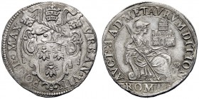 UNA PRESTIGIOSA COLLEZIONE DI MONETE DEI ROMANI PONTEFICI 
 Urbano VIII (Maffeo Barberini), 1623 - 1644 
 Testone, AR 9,43 g. VRBANVS VIII – PON MAX...