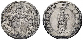 UNA PRESTIGIOSA COLLEZIONE DI MONETE DEI ROMANI PONTEFICI 
 Clemente IX (Giulio Rospigliosi), 1667 – 1669 
 Giulio, AR 3,05 g. CLEM IX – PONT MAX St...