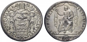 UNA PRESTIGIOSA COLLEZIONE DI MONETE DEI ROMANI PONTEFICI 
 Innocenzo XI (Benedetto Odescalchi), 1676 – 1689 
 Piastra 1681, AR 31,96 g. INNOCENTIVS...