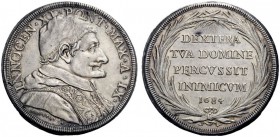 UNA PRESTIGIOSA COLLEZIONE DI MONETE DEI ROMANI PONTEFICI 
 Innocenzo XI (Benedetto Odescalchi), 1676 – 1689 
 Piastra anno IX/1684, AR 31,93 g. INN...