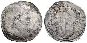 UNA PRESTIGIOSA COLLEZIONE DI MONETE DEI ROMANI PONTEFICI 
 Innocenzo XII (Antonio Pignatelli), 1691 – 1700 
 Bologna. Testone 1700, AR 9,04 g. INNO...