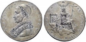UNA PRESTIGIOSA COLLEZIONE DI MONETE DEI ROMANI PONTEFICI 
 Leone XII (Annibale Sermattei della Genga), 1823 – 1829 
 Scudo romano anno II/1825. Pag...