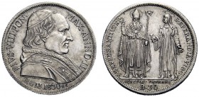 UNA PRESTIGIOSA COLLEZIONE DI MONETE DEI ROMANI PONTEFICI 
 Pio VIII (Francesco Saverio Castiglioni), 1829 – 1830. 
 Bologna. Testone anno II/1830. ...