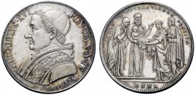UNA PRESTIGIOSA COLLEZIONE DI MONETE DEI ROMANI PONTEFICI 
 Gregorio XVI (Mauro Cappellari della Colomba). 1831 – 1846 
 Scudo romano anno IV/1834. ...