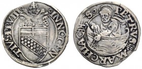 SECONDA PARTE - MONETE DI ZECCHE ITALIANE 
 Ancona 
 Innocenzo VIII (Giovan Battista Cybo), 1484-1492. Bolognino papale, AR 0,71 g. Muntoni 15. Berm...