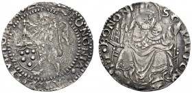 SECONDA PARTE - MONETE DI ZECCHE ITALIANE 
 Bologna 
 Giulio II (Giuliano della Rovere), 1503-1513. Grossone, AR 1,95 g. Muntoni 97. Berman 606. Chi...