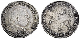 SECONDA PARTE - MONETE DI ZECCHE ITALIANE 
 Bologna 
 Leone X (Giovanni de'Medici), 1513-1521. Bianco, AR 3,64 g. Muntoni 111. Berman 690. Chimienti...