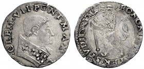 SECONDA PARTE - MONETE DI ZECCHE ITALIANE 
 Bologna 
 Clemente VII (Giuliano de'Medici), 1521-1534. Bianco, AR 3,64 g. Muntoni 107. Berman 877. Chim...
