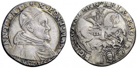 SECONDA PARTE - MONETE DI ZECCHE ITALIANE 
 Ferrara 
 Innocenzo X (Giovanni Battista Pamphilj), 1644–1655. Testone 1654, AR 7,06 g. Muntoni 106. Ber...
