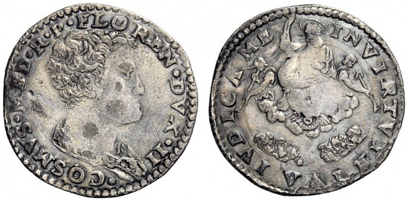 SECONDA PARTE - MONETE DI ZECCHE ITALIANE 
 Firenze 
 Cosimo I de’Medici, 1537...