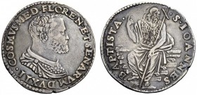 SECONDA PARTE - MONETE DI ZECCHE ITALIANE 
 Firenze 
 Cosimo I de’Medici, 1537-1574. II periodo: duca di Firenze e Siena, 1555-1569. Testone, AR 9,1...