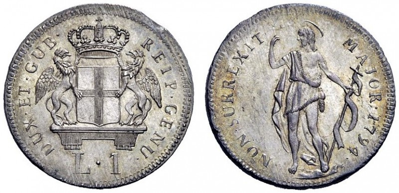 SECONDA PARTE - MONETE DI ZECCHE ITALIANE 
 Genova 
 Dogi biennali, 1528-1797....