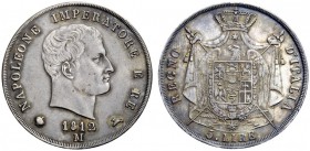 SECONDA PARTE - MONETE DI ZECCHE ITALIANE 
 Milano 
 Napoleone I imperatore e re d'Italia, 1805-1814. Da 5 lire 1812. Pagani 30.
 Buon BB / q.Spl