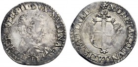 SECONDA PARTE - MONETE DI ZECCHE ITALIANE 
 Modena 
 Ercole II d'Este, 1534-1559. Bianco da 10 soldi, AR 4,88 g. MIR 645.
 BB