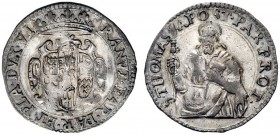 SECONDA PARTE - MONETE DI ZECCHE ITALIANE 
 Parma 
 Ranuccio II Farnese, 1646-1694 . Lira, Mist. 4,11 g. MIR 1042.
 Migliore di BB