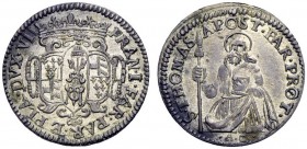 SECONDA PARTE - MONETE DI ZECCHE ITALIANE 
 Parma 
 Francesco Farnese, 1694-1727 . Lira, Mist. 4,74 g. MIR 1049.
 q.Spl