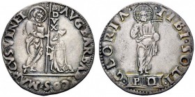 SECONDA PARTE - MONETE DI ZECCHE ITALIANE 
 Venezia 
 Agostino Barbarigo, 1486-1501. Mocenigo o lira (sigla P.D), AR 6,02 g. Paolucci 2.
 Buon BB
